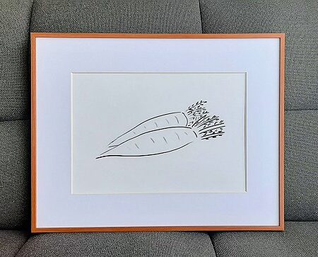 大根 (A4・額装バージョン)