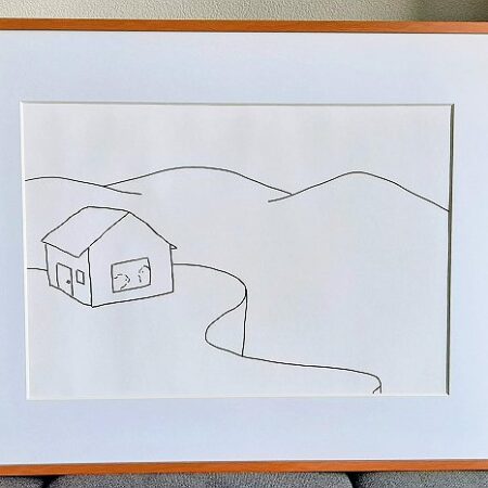 家の中 (A3・額装バージョン)