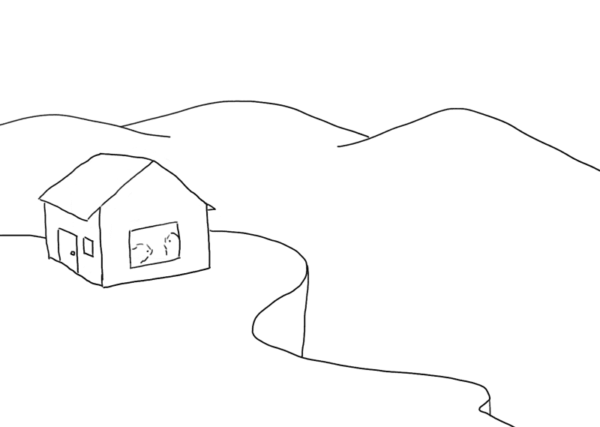 家の中